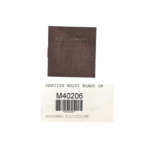 LOUIS VUITTON Monogram Multicolor Marilyn White Murakami Gold Chain Small Bag LV - Picture 9 of 16